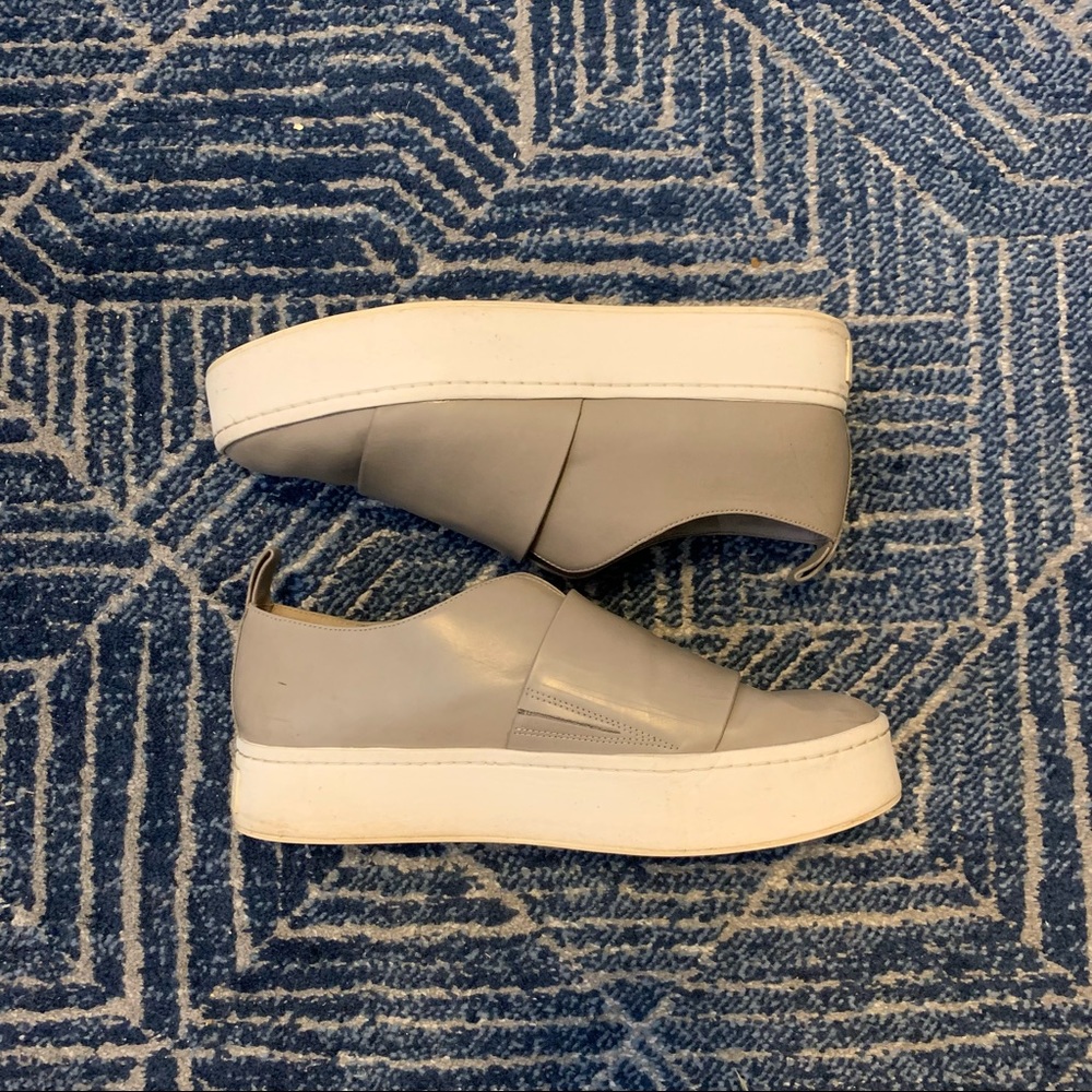 Vince leather platform sneakers